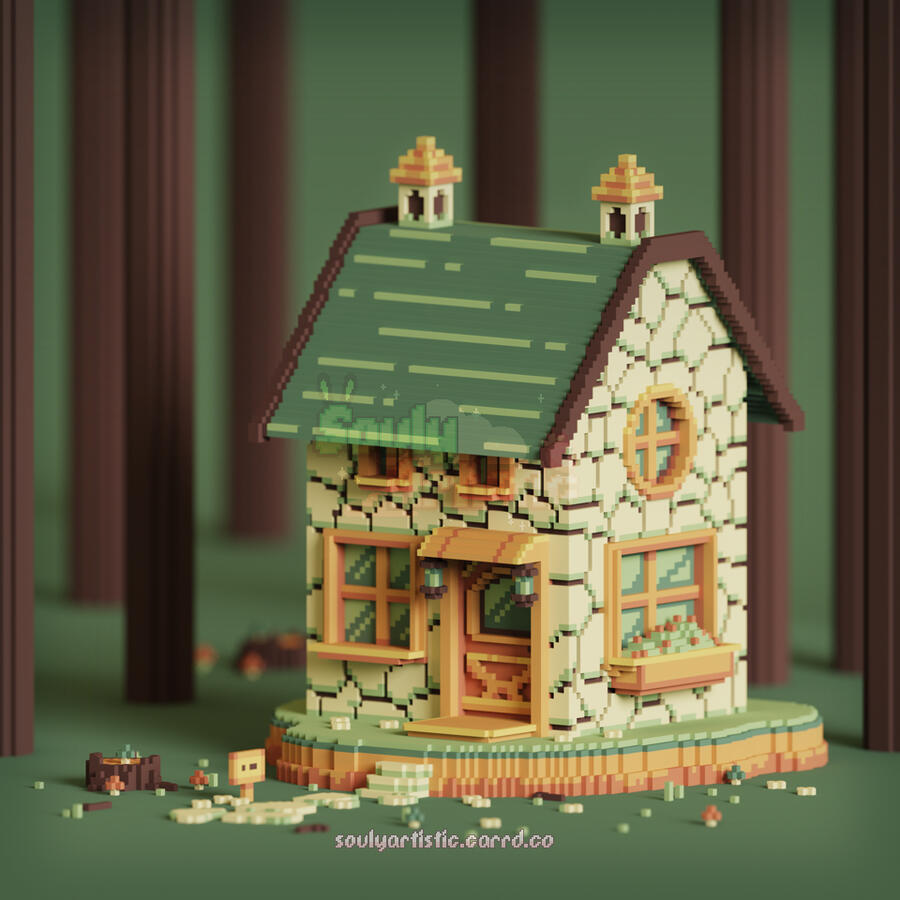 A Little Cottage in the Woods